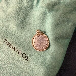 Tiffany & Co. Silver Rope-Edged Charm